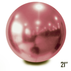 Balloon  21" CHROME,  Burgundy (1 pcs.)