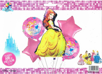 Balloons set  "Princess" (5 pcs.)