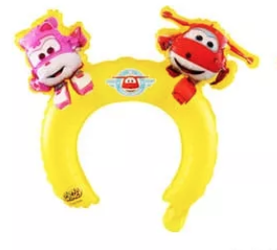 Foil Balloon Headband "Super Wings"