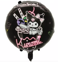 Foil Balloon "Kuromi, Sanrio" 18" (45cm.)