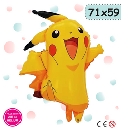 Foil Balloon "Pokemon, Pikachu" (59cm*71cm)