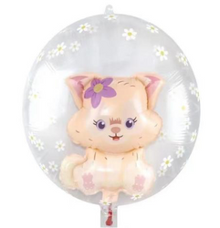 Foil Balloon in Balloon "Bella Fox " (60cm*69cm)