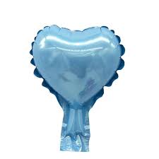 Foil balloon Heart, Light Blue 5" (12,5cm.)