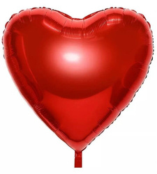 Foil balloon Heart, RED 36" (90cm.)