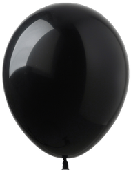 LATEX BALLOONS 12", Black (077)