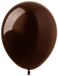 LATEX BALLOONS 12", Chocolate (076)