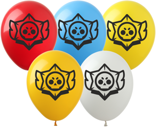 Balloons 12" With Print  "BS GAME" (10 pcs.)