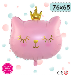 Foil Balloon "Pink Cat" (49cm*56cm)