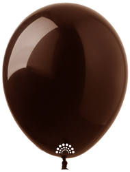 LATEX BALLOONS 12", Chocolate (076)