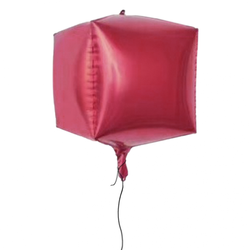 Balloon Cube "Red" Satin (24 inch)